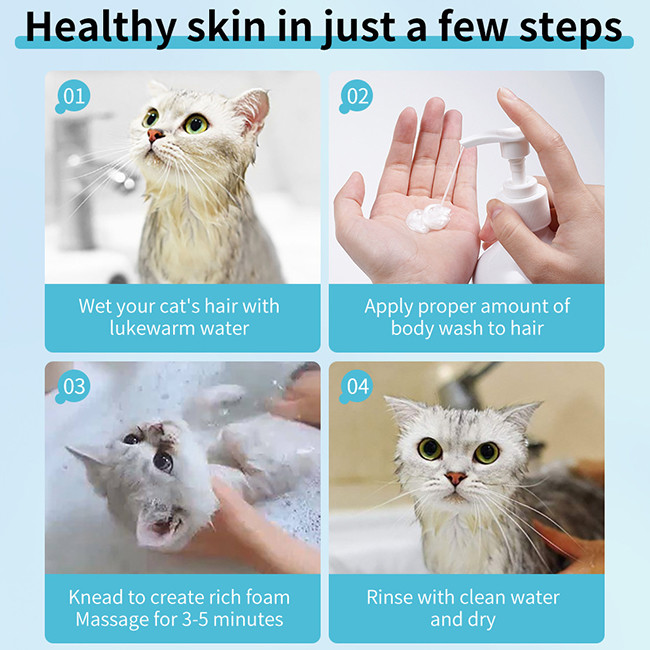 No Wash Foam Shampoo Shower Gel For Dogs Tailored For Pets 100ml-1000ml