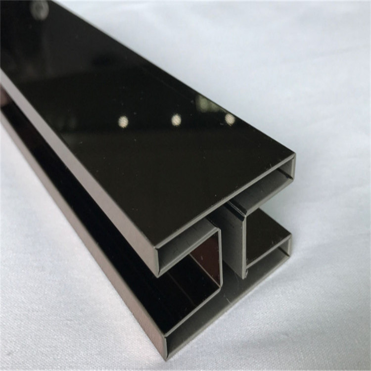 customized shaped profile iron stainless steel channel with mirror or hairline finish