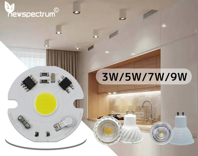 Matrix AC 220V 5w Cob Led Chip Intelligent IC High Color Rendering