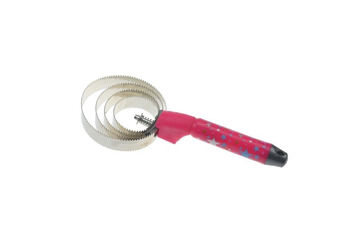 Pet Portable Metal and PP Handle Sweat Scraper Horse Grooming Strong Sturdy High Durability