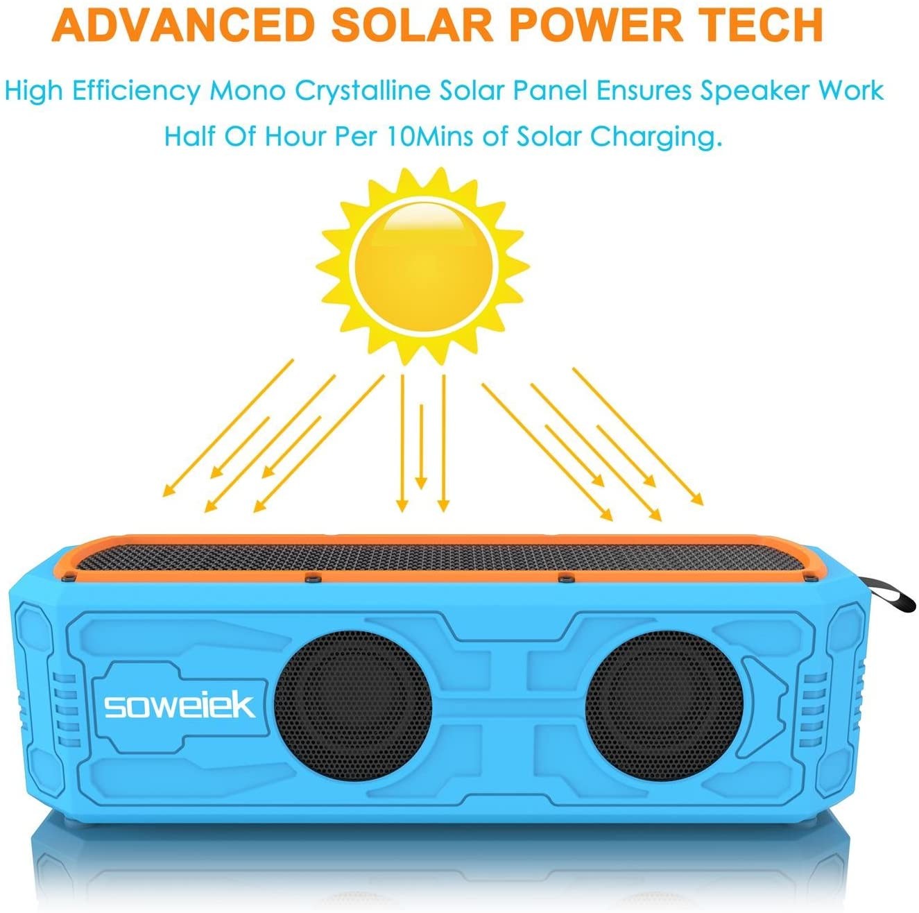 9W Solar Waterproof Bluetooth Speaker Power Bank | Best Manufacturers, Suppliers, Exporters, Importers, Buyers,
