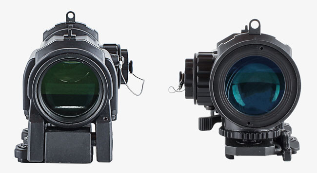 Black 4X32 F Tactical Rifle Scope Red Illuminated 11 Levels Brightness For Air Soft Riflescopes