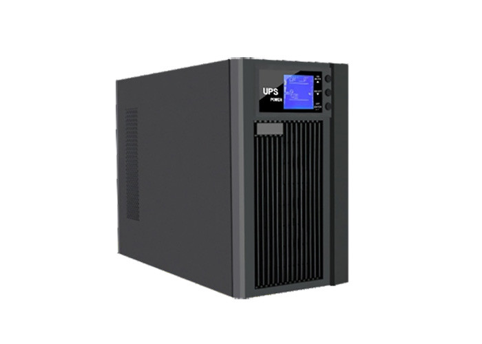 Double Conversion Backup Battery Supply , Pure Sine Wave Ups LCD Display