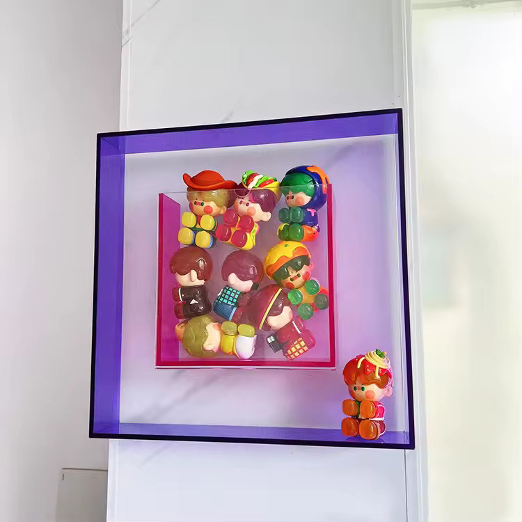 4 X 6 Inches Acrylic Photo Frame Wall Mounted Picture Frame With 3M Sticker On Wall