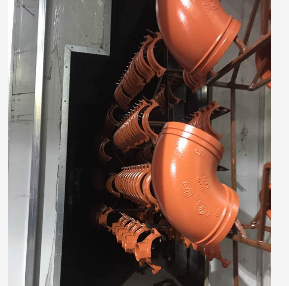 High Hardness E Coat Paint , Electrodeposition Coating For Groove Pipe Fitting
