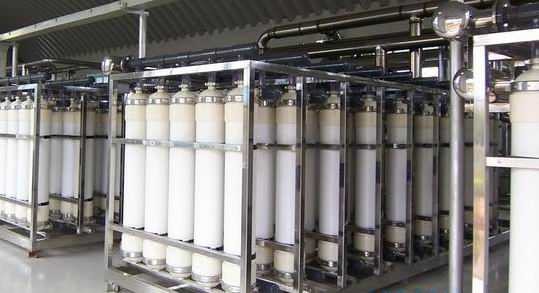 GMP Waste Water Filtration System , Beverage Industrial Reverse Osmosis System
