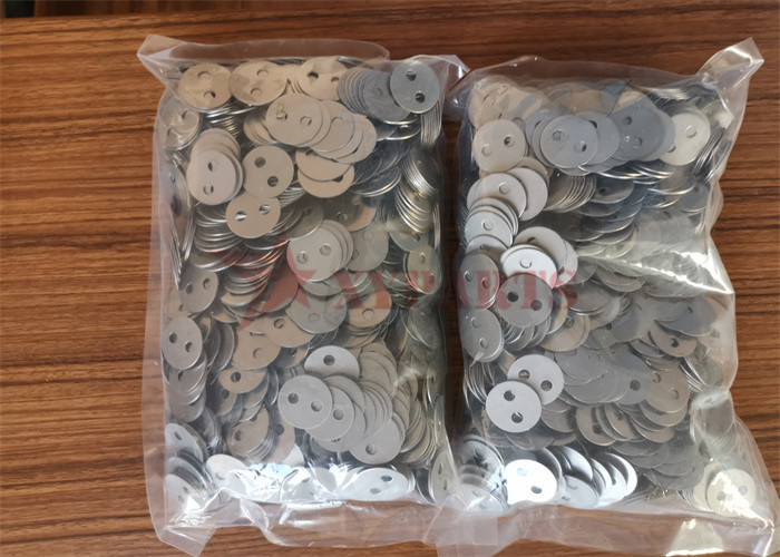 1'' Ss Lacing Washers With Double Hole To Wrap Insulation Around Irregular Shape