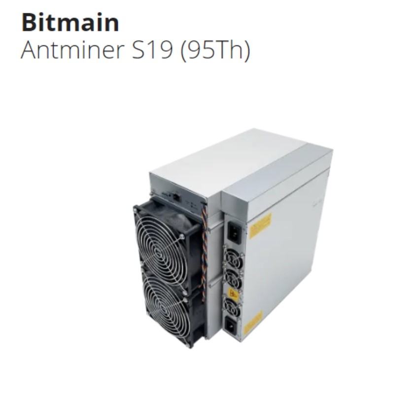 Bitmain Antminer S19 95TH/s asic Blockchain mining Bitcoin Miner Machine 3250W
