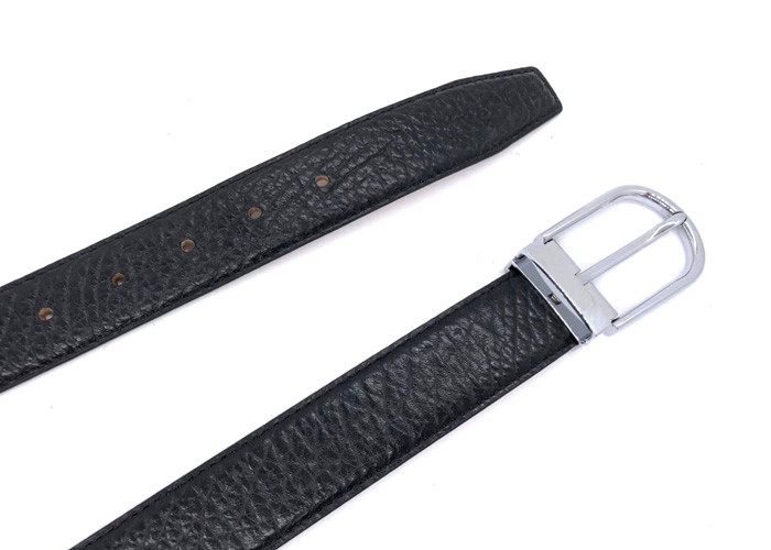 Modern Mens Leather Dress Belt For Jeans With Hot - Stamping Logo