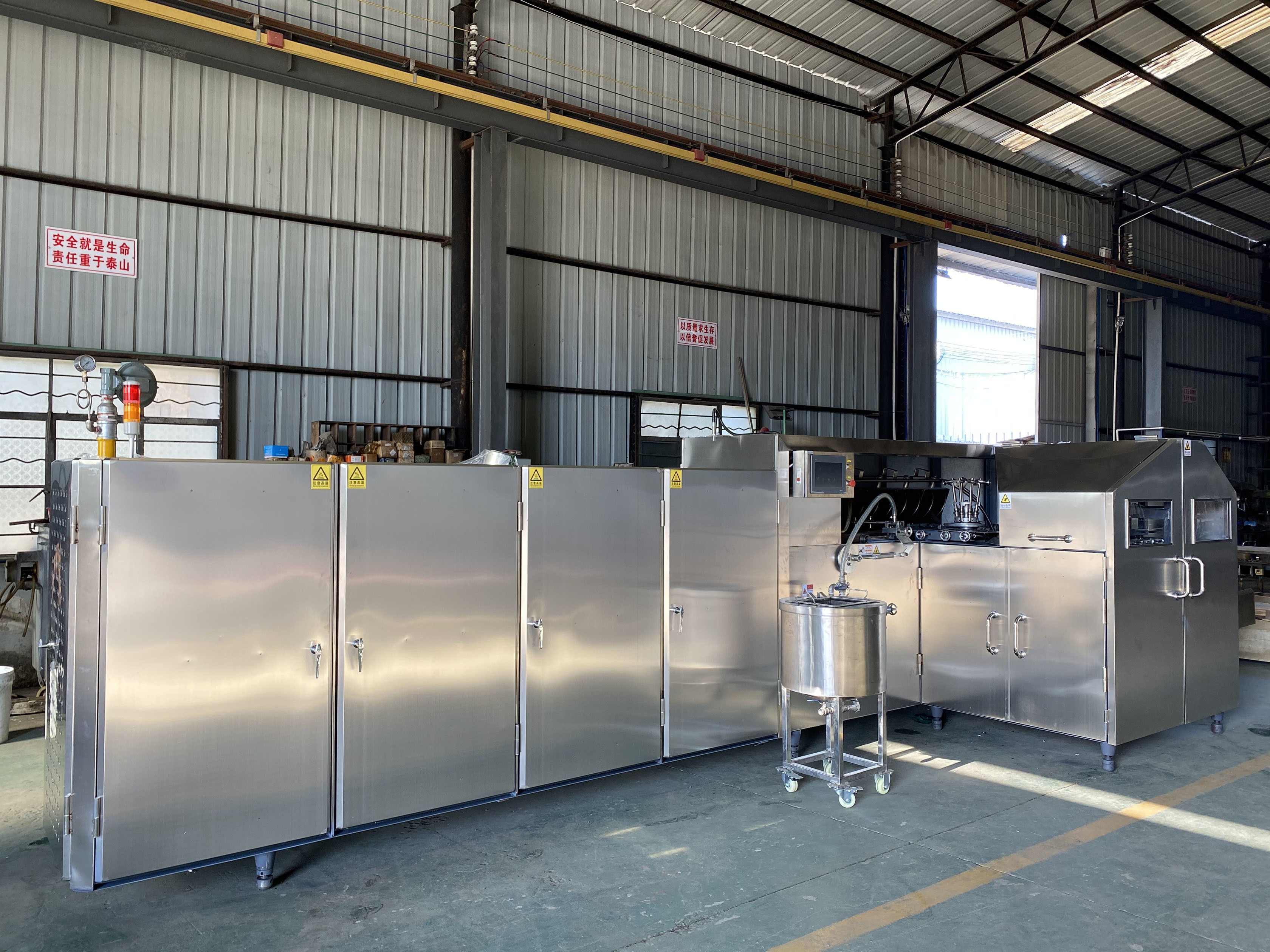 7kg/H 380V Automatic Ice Cream Cone Machine LPG Consumption