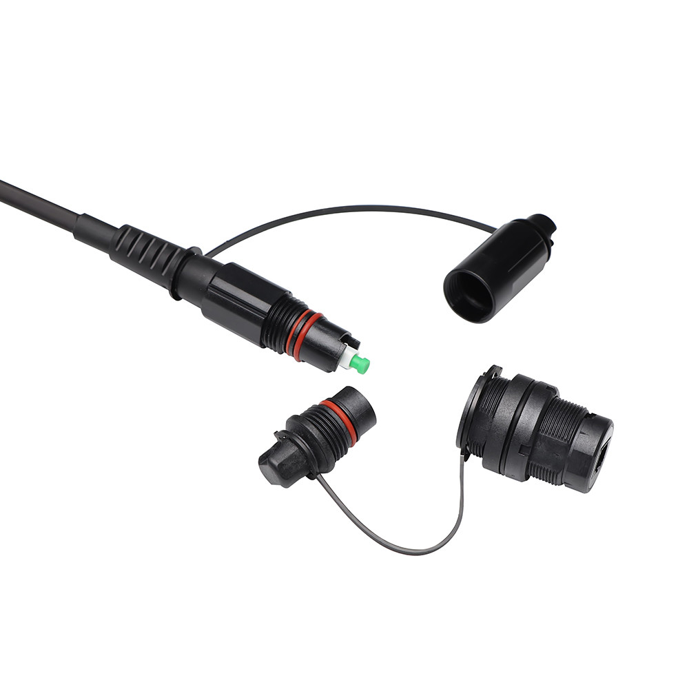 Outdoor Waterproof Pre-Connectorized OptiTap to SC/APC Drop Cable Corning OptiTap Drop Cable