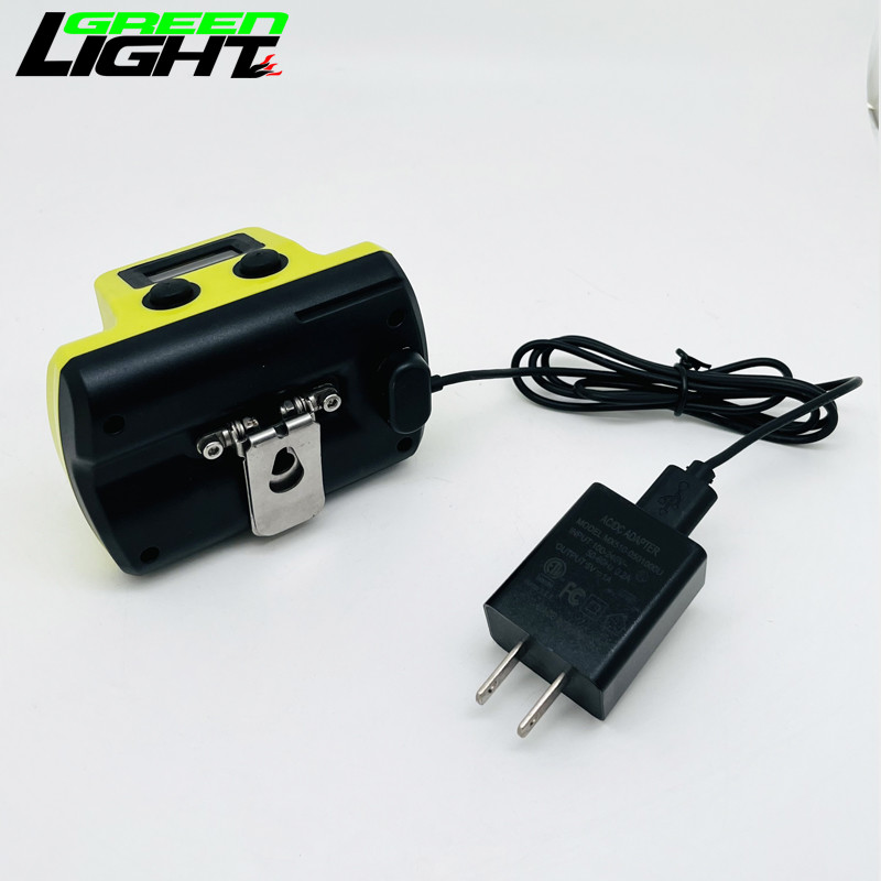25000lux Underground Mining Lamp , OLED Display 6.8Ah Explosion Proof Mining Lamp