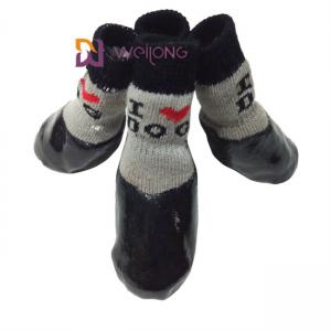 Buy cheap Waterproof Pet Socks With Straps Rubber Sole Gripper Outdoor Anti Slip Dog Socks Boot product
