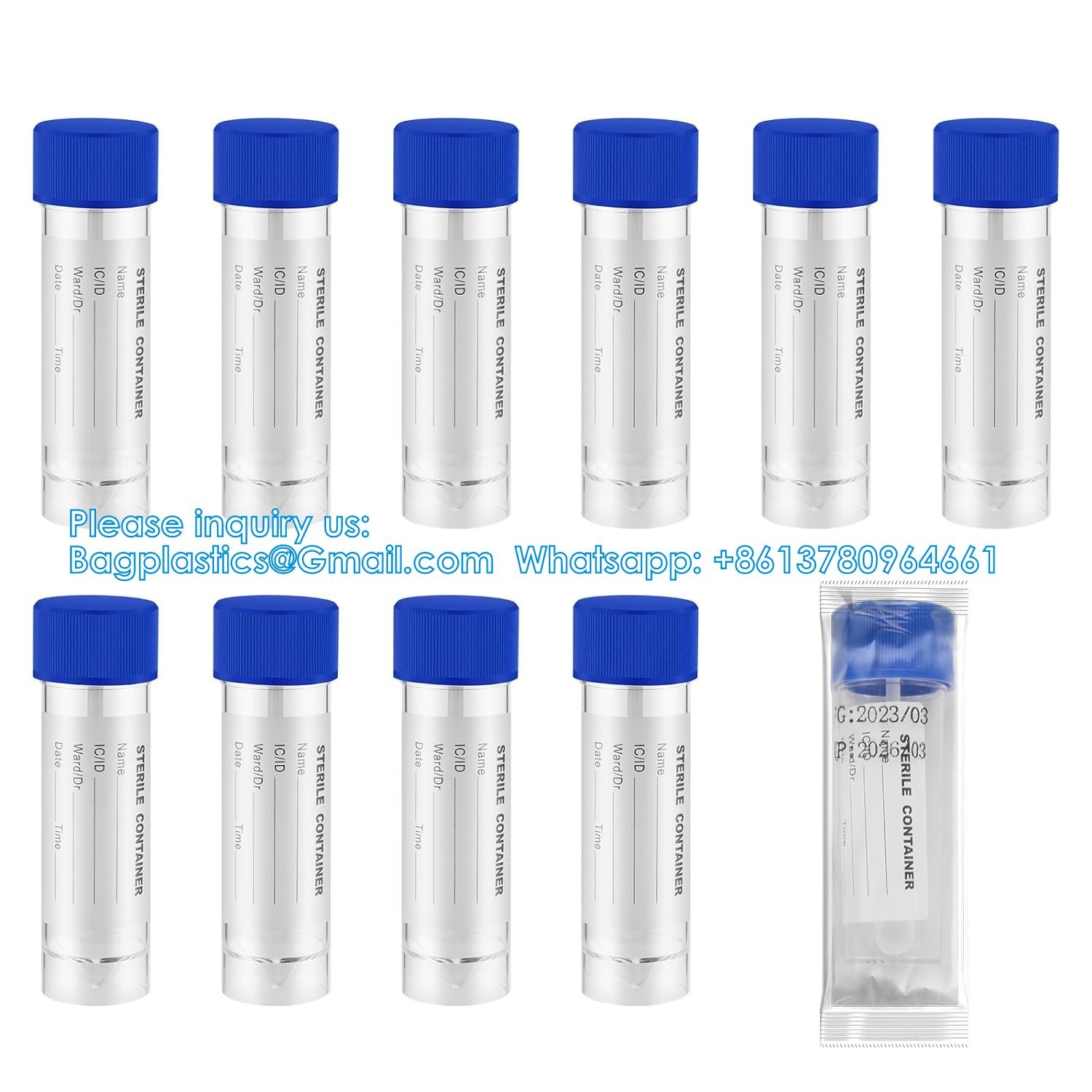 Specimen Cups, With Leak Proof Screw On Lids 1 Oz/30ml Non-Sterile Urine Specimen Cups Stool Specimen Containers