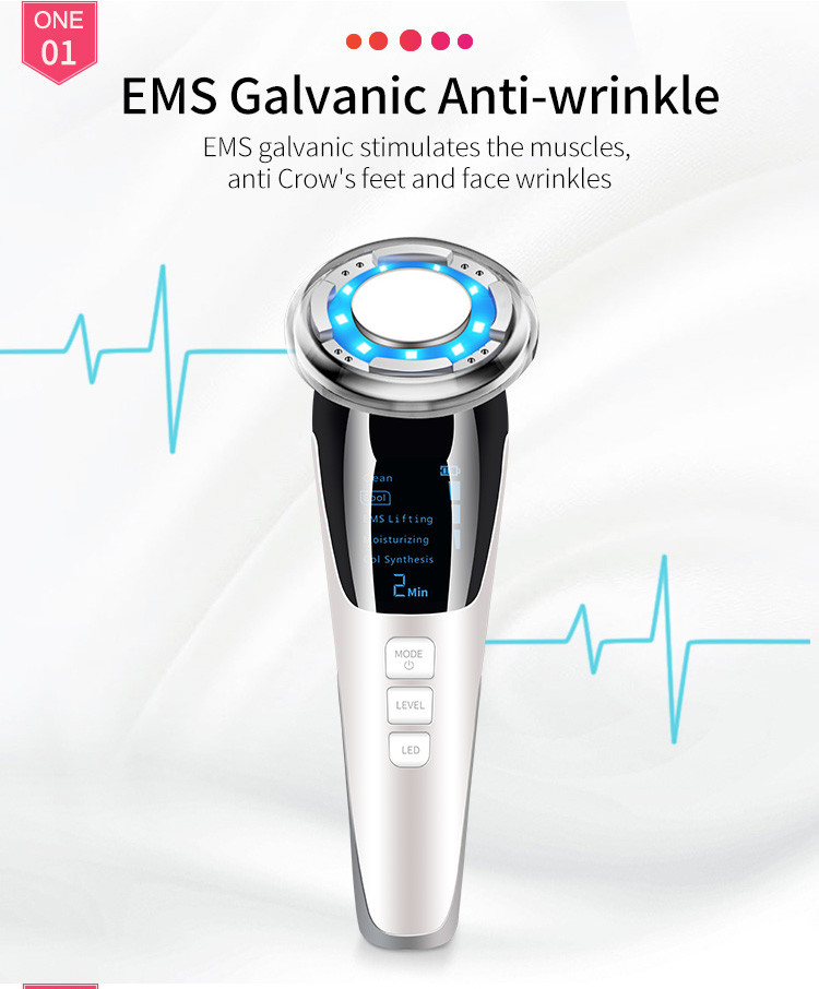 Professional Galvanic Massage 2 In 1 EMS Beauty Device