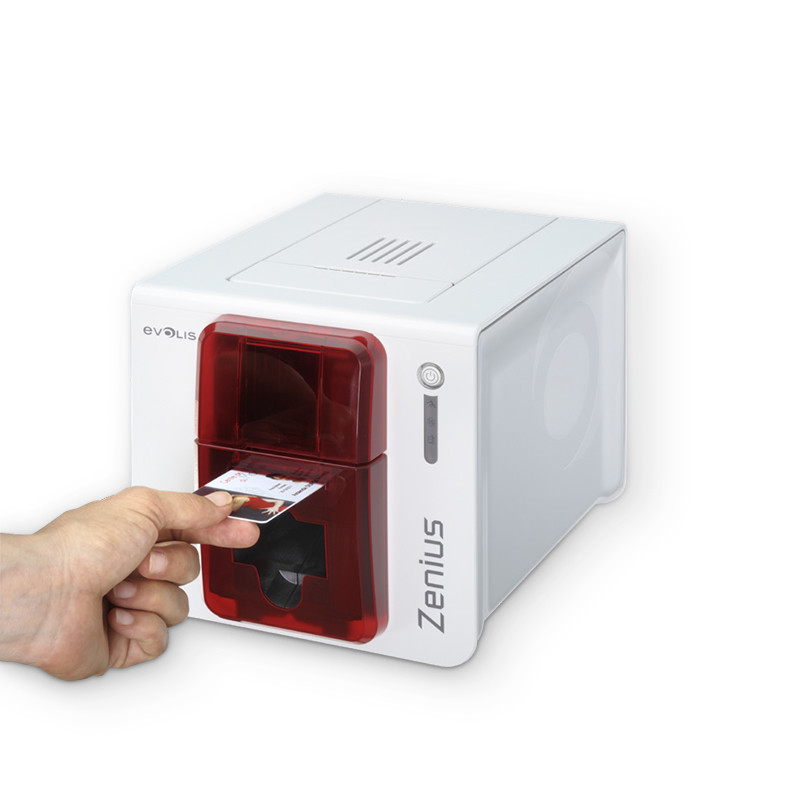 Zenius Card Printer User-friendly compact for plastic cards single-sided printing