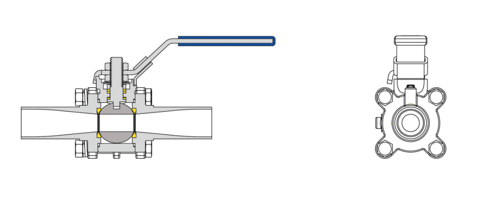 Water Medium DN40 PN25 Customizable NPT 304/316 Stainless Steel Ball Valve for Hydraulic OEM Support Manufactured