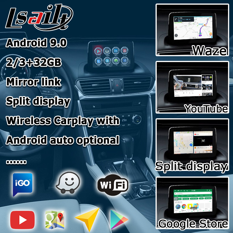 Mazda CX-4 CX4 Multimedia Video Interface optional carplay android auto android interface