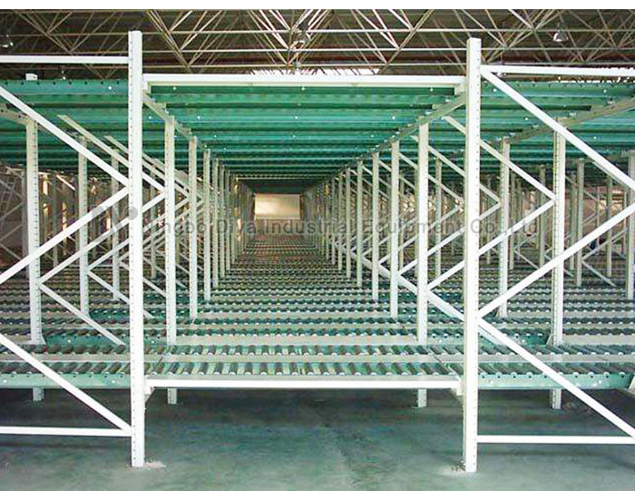 Adjustable Stacking Rack System , Gravity Flow Racking For Loading Warehouse Inventory