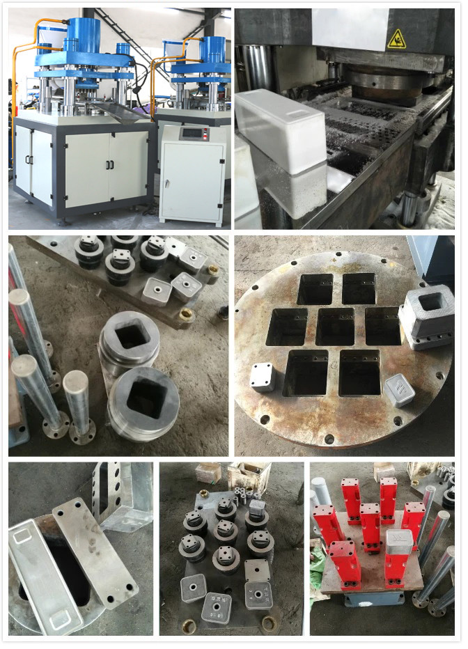 Automatic Hydraulic Press Machinery For Salt Lick Trace Mineral Wheel / Salt Block Press Machine