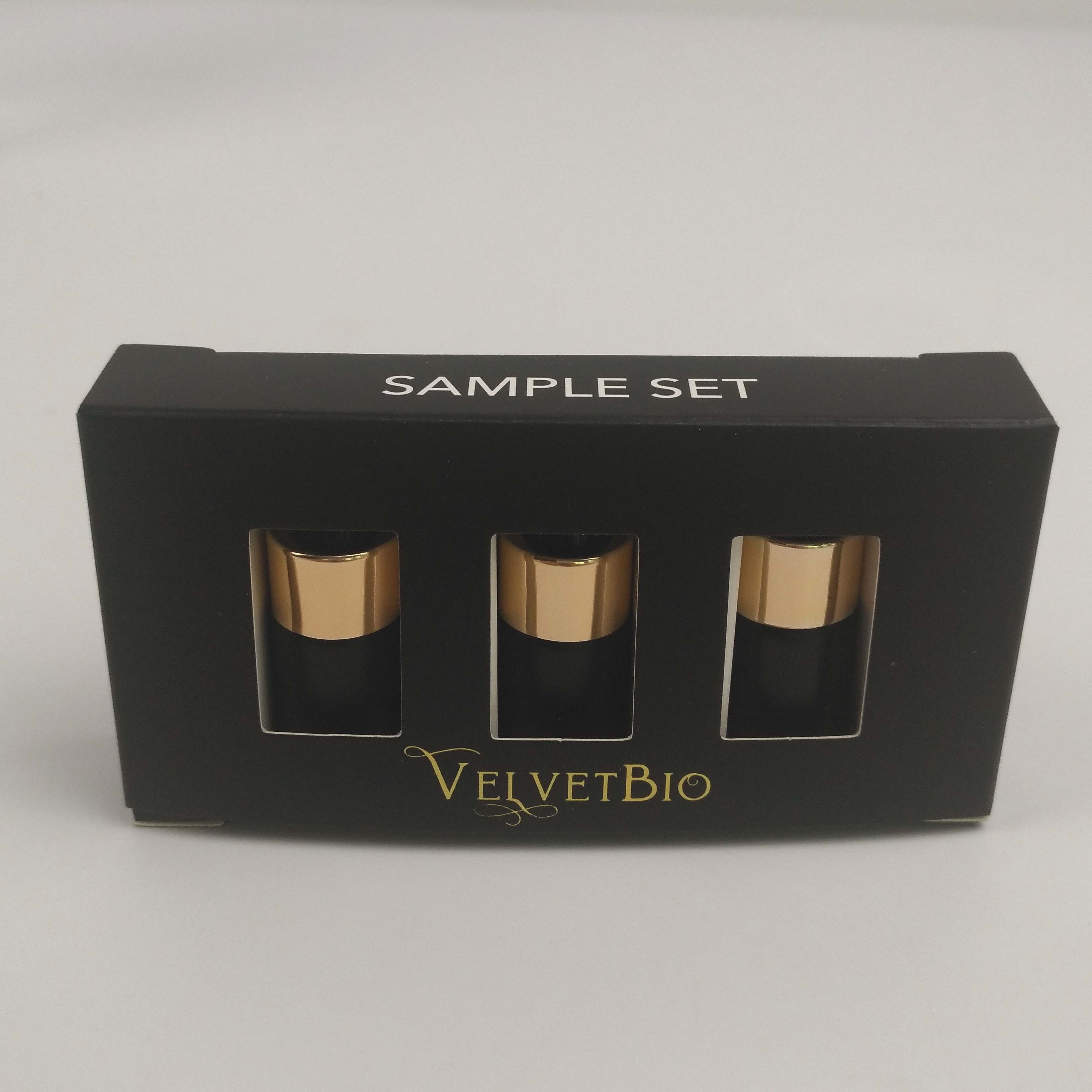 Custom Logo Gold Foil UV Printed Rectangular Tube Cardboard Cosmetic Paper Packaging Box For Essence Serum Skin Care