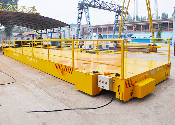 BEFANBY flatbed railway equipment trailer for ferrying other vehicle
