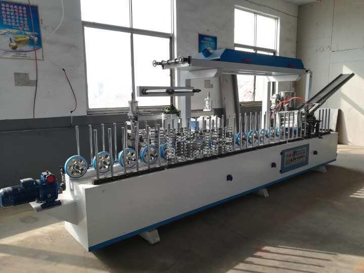 upvc and aluminium profile surface lamination machine/colar lamination/window profile lamination