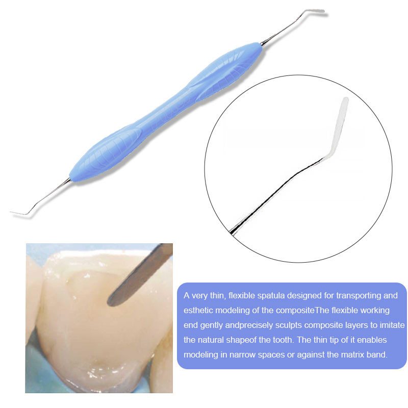 Silicone Handle Dental Surgical Instruments For Composite Filling Multicolor