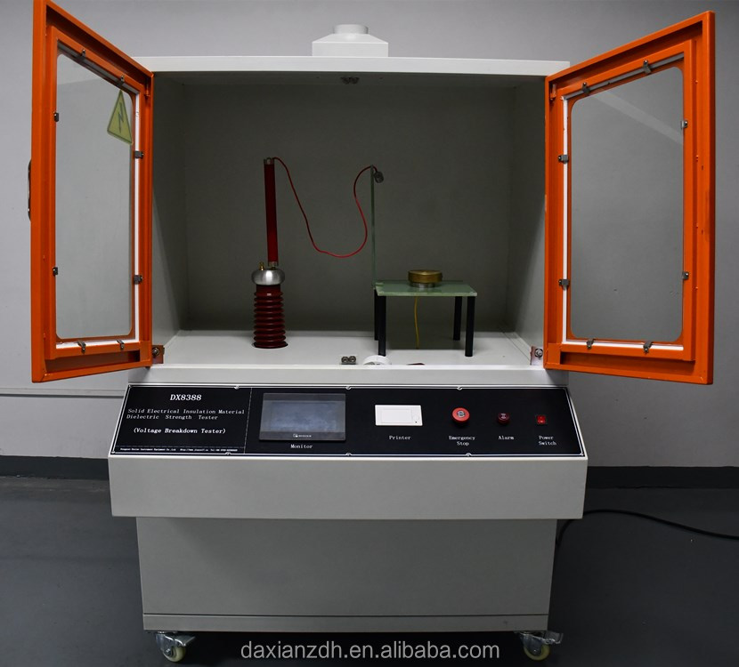 ASTM D149 Solid State Voltage Breakdown Tester Lab Rubber Test Equipment