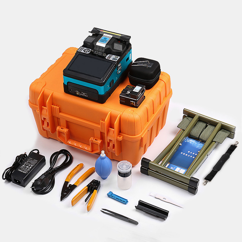 FTTH 7S Welding Fiber Optic Splicing Machine , FONGKO Optical Fiber Fusion Splicer
