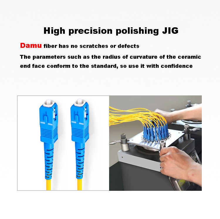 FIBER OPTIC PATCH CORD SC UPC/SC UPC FTTH SINGLEMODE FIBER OPTICAL JUMPER 3M YELLOW FIBER OPTICAL PATCH CORD