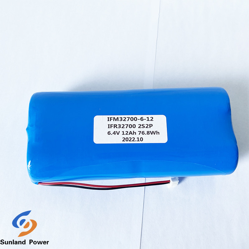 IFR32700 2S2P 6.4V 12AH 3.2V LiFePO4 Battery For Electric Fencing