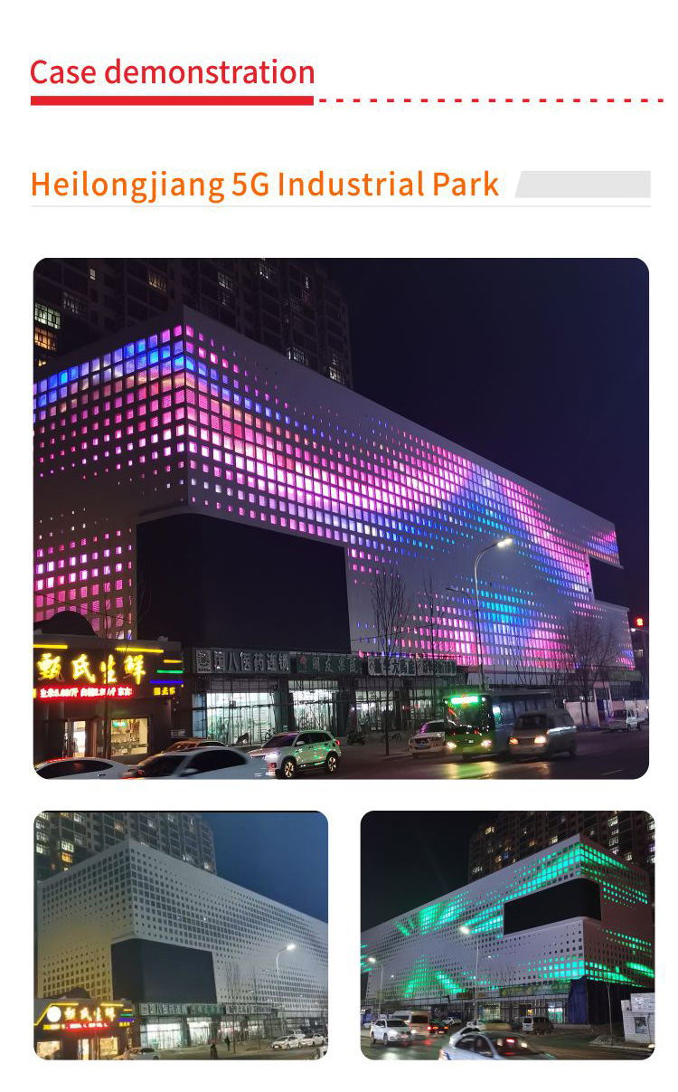 Transparent LED Mesh Screen P100 P80 P50 P40 For Facade Lighting S20 MESH
