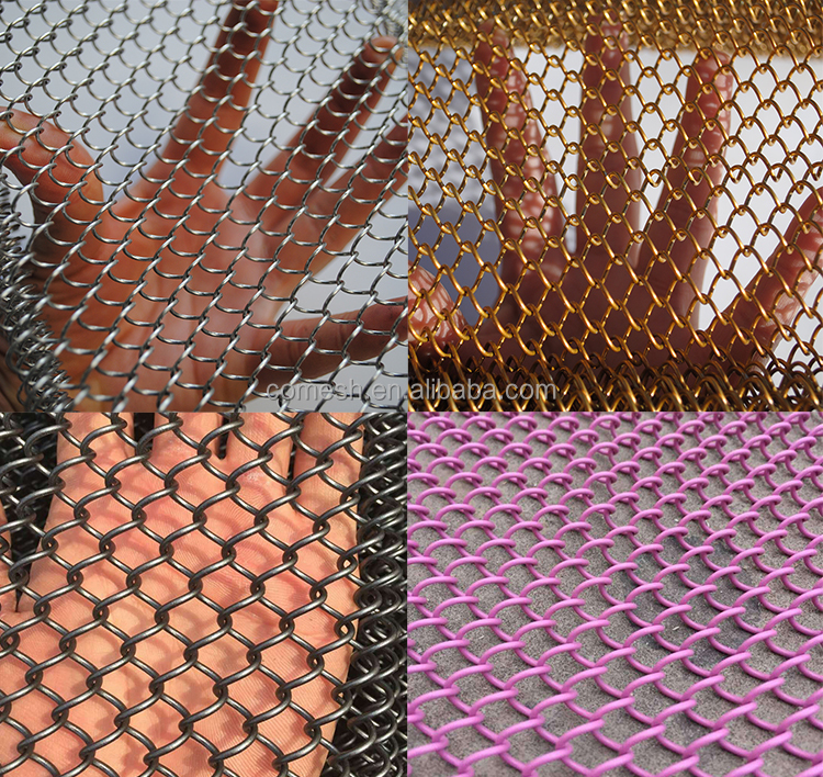 Stainless Steel 304 Decorative Wire Mesh For Curtain Wall