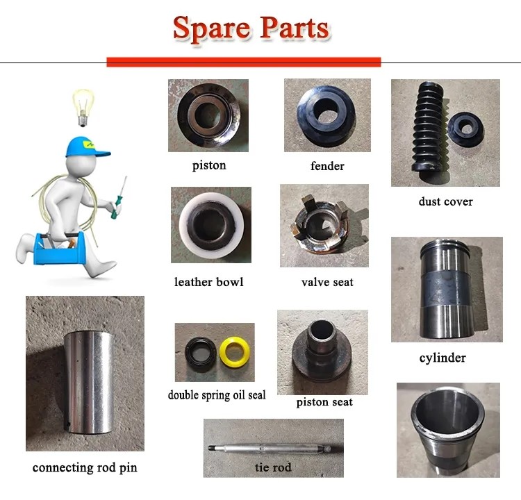 High Performance BW250 Mud Pump For Water Well Drilling Rig Drilling Mud Pump For Oil Well