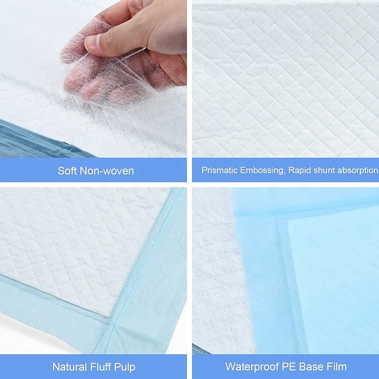 Customized Pet Potty Training Pads Core Incontinence Pet Pad for Training Dogs