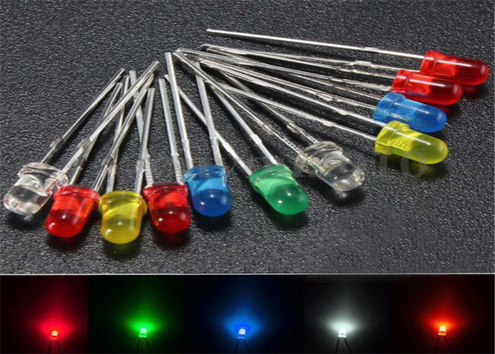 Multi - Color 5mm LED Diode Electronic Components Common Anode 1000pcs
