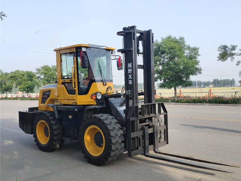 Fast Delivery ET40 4ton Rough Terrain Forklift Diesel 4x4 4 Wheel Drive Off Road Lifter Forklift