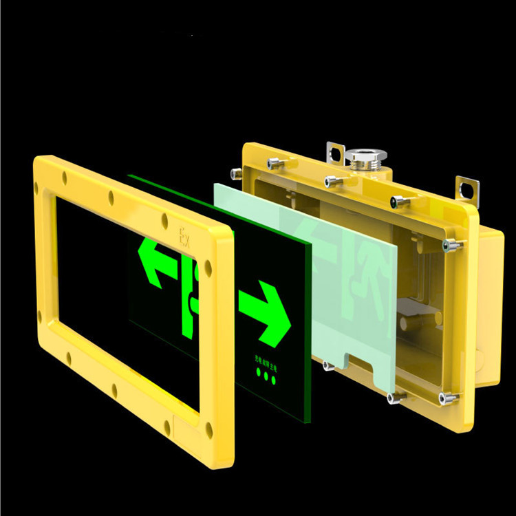 Led Explosion Proof Exit Lights Sign ATEX 36 Vdc 3w