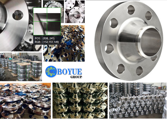 CL150-600 Flat Face Weld Neck Flange , Forged Reducing Weld Neck Flange