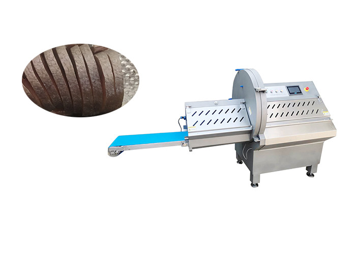 25K Automatic Frozen Row Meat Slicing Machine Steak Bacon Ham Slicer 200 Pcs / Min