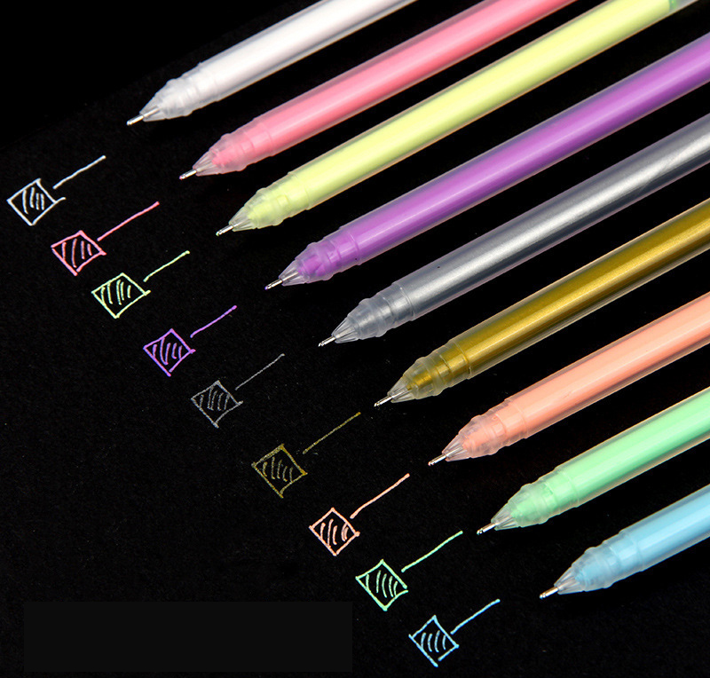 Double End Whiteboard Marker Pen with Round Toe Brush Tip and 0.5/1.5mm Writing Width