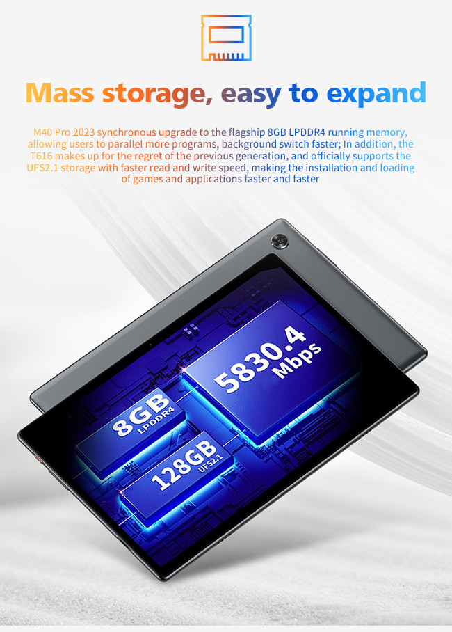10.1 Inch 3C Electronics 4 Speaker Sound System 7000mAh Battery Tablet Computer