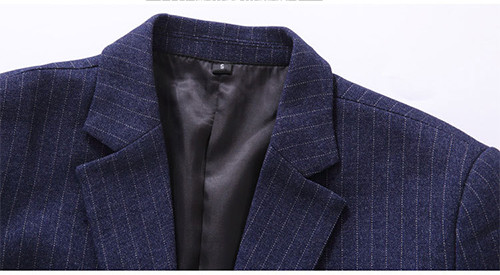 Black Color Custom Business Shirts 2 Buttons Single Breasted Flap Straight Side Pocket