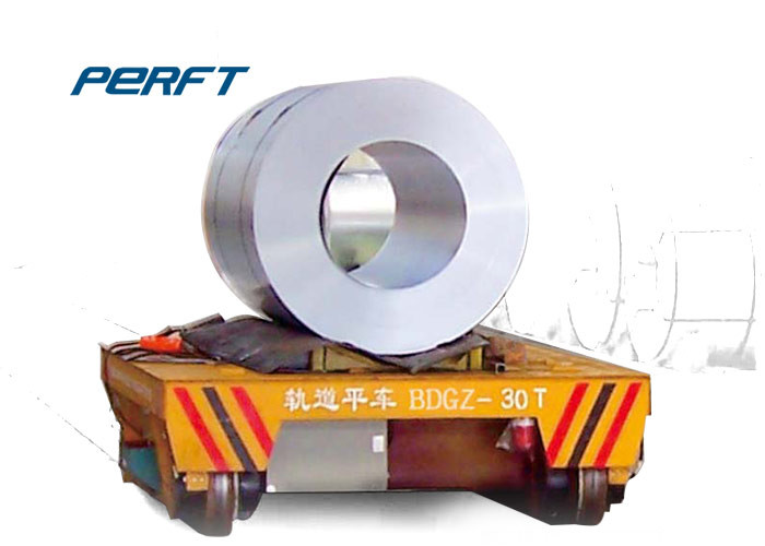 Factory Use Electric Material Handing 15m/Min Coil Transfer Cart Heavy Load