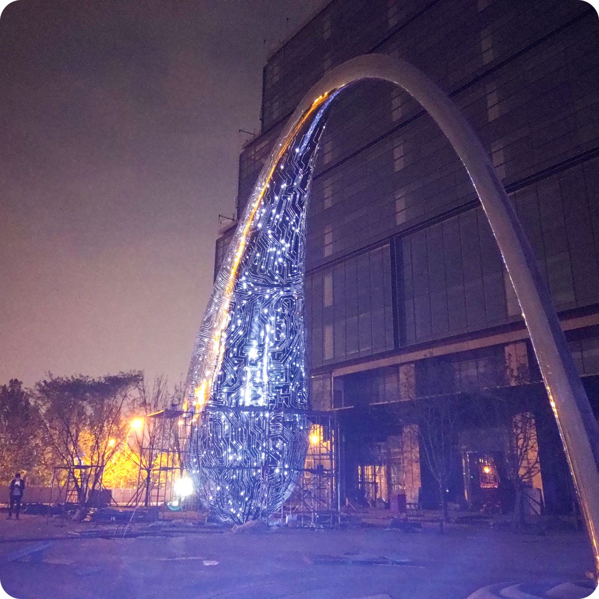 LED point light outdoor RGB amusement park building street square lighting