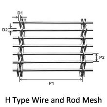 Aluminum Cable Rod Mesh, Light Weight & Aesthetic Design for Decorative