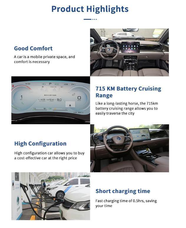 Byd 2024 Han Dm 2.0t Four-Wheel Drive Valued Version New Energy Vehicles Byd Han Electric Car Byd Han Electric 2024
