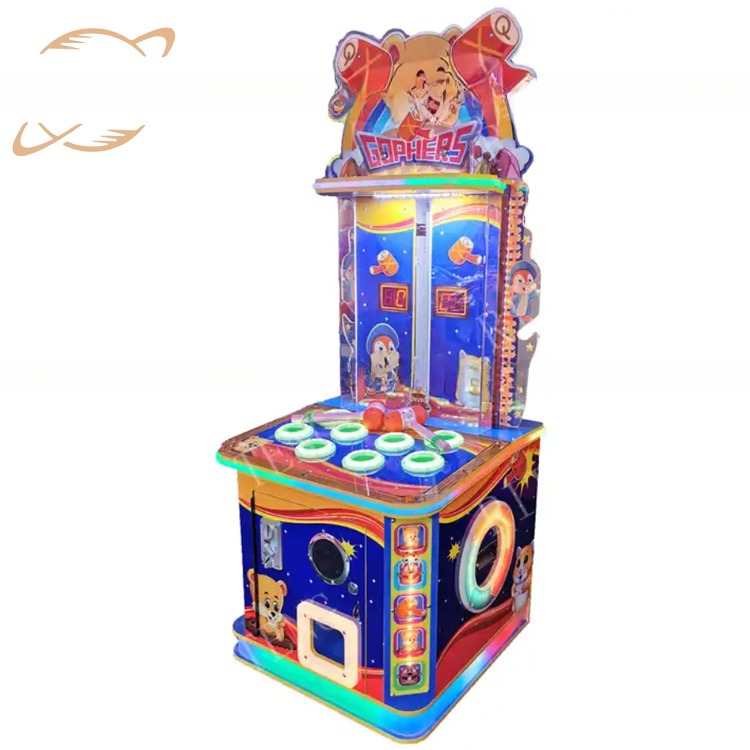 Game Mall Coin Operated Kids Game Machine Hit Hammer Game Machine With US Plug