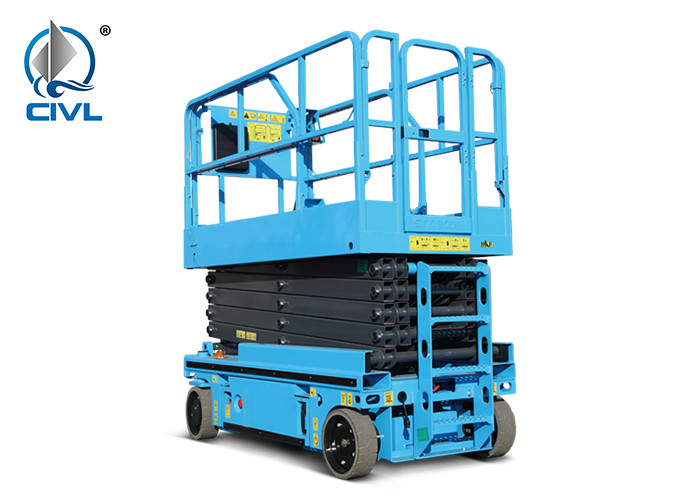 8-10m Electric Drive Scissor Aerial Work Platform / Scissor / Folding Arm Cherry Picker